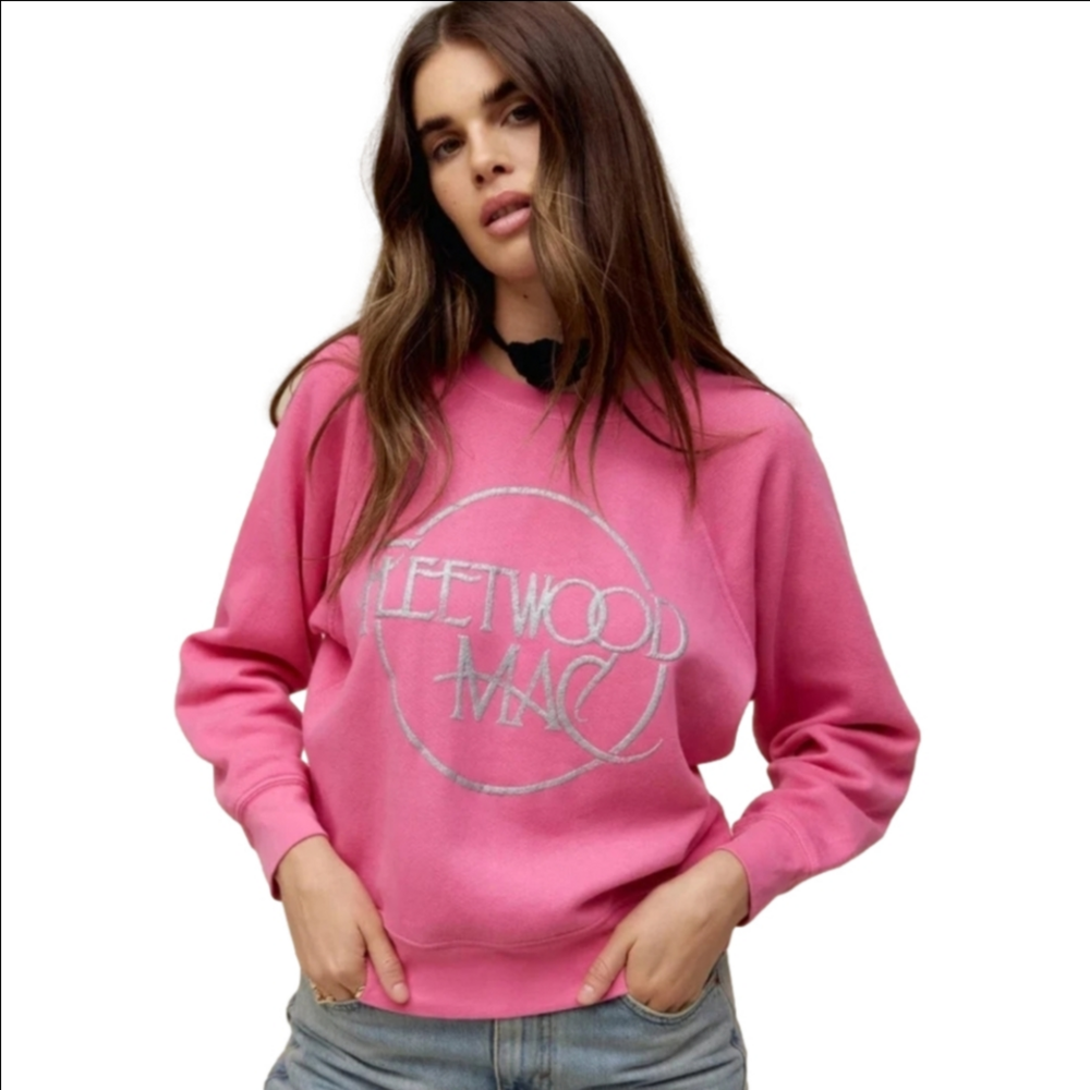 Daydreamer Fleetwood Mac Circle Logo Crewneck Sweatshirt NWOT